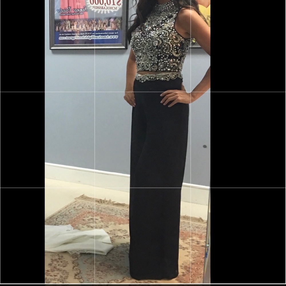 Tiffany Designs Formal Top and Pants Set